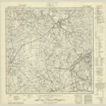 Topographische Karte 1:25.000 (3611) Hopsten  [ca. 1950, Meßtischblatt]