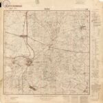 Meßtischblatt Nr.3659 Jordan - 1:25.000 (1938)