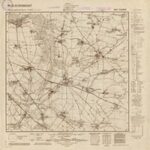 Meßtischblatt Nr.3668 Gondek - 1:25.000 (1944)