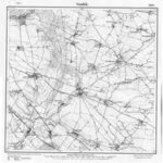 Meßtischblatt Nr.3668 Gondek - 1:25.000 (1913)