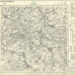 Topographische Karte 1:25.000 (3920) Bösingfeld  [ca. 1936, Meßtischblatt]