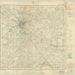 Topographische Karte 1:25.000 (4006) Oeding  [ca. 1954, Meßtischblatt]