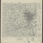 Topographische Karte 1:25.000 (4011) Münster in Westfalen [ca. 1935, Meßtischblatt]