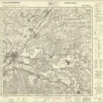 Topographische Karte 1:25.000 (4209) Haltern  [ca. 1940, Meßtischblatt]