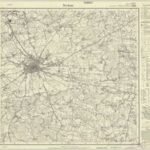 Topographische Karte 1:25.000 (4214) Beckum [ca. 1936, Meßtischblatt]