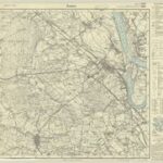 Topographische Karte 1:25.000 (4304) Xanten [ca. 1936, Meßtischblatt]