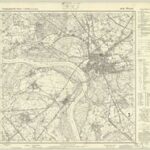 Topographische Karte 1:25.000 (4305) Wesel  [ca. 1950, Meßtischblatt]