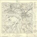 Topographische Karte 1:25.000 (4305) Wesel  [ca. 1952, Meßtischblatt]