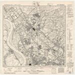 Topographische Karte 1:25.000 (4406) Dinslaken  [ca. 1952, Meßtischblatt]