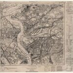 Topographische Karte 1:25.000 (4506) Duisburg  [ca. 1946, Meßtischblatt]