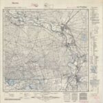 Meßtischblatt Nr.4555 Priebus (Schlesien) - 1:25.000 (1940)