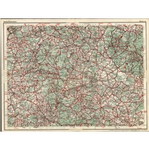 Dunlop-Straßen-Karte (45) Kassel - 1927/1928