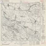 Meßtischblatt Nr.4969 Nadlingen - 1:25.000 (1942)