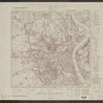 Topographische Karte 1:25.000 (5007) Köln [ca. 1945, Meßtischblatt]