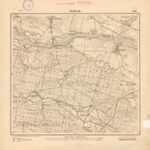 Meßtischblatt Nr.5074 Bodland - 1:25.000 (1914)