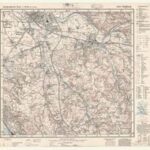 Topographische Karte 1:25.000 (5209) Siegburg  [ca. 1948, Meßtischblatt]