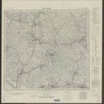 Topographische Karte 1:25.000 (5329) Zella-Mehlis  [1936, Meßtischblatt]