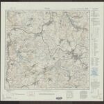 Topographische Karte 1:25.000 (5439) Treuen  [1942, Meßtischblatt]