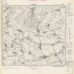 Meßtischblatt Nr.5469 Bechau - 1:25.000 (1936)