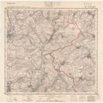 Topographische Karte 1:25.000 (6509) St. Wendel  [I1951, Meßtischblatt]