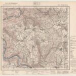 Topographische Karte 1:25.000 (6520) Zwingenberg  [ca. 1937, Meßtischblatt]