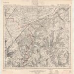 Topographische Karte 1:25.000 (6610) Homburg (Nord) [XII1950, Meßtischblatt]