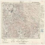Topographische Karte 1:25.000 (6642) Waldmünchen  [ca. 1951, Meßtischblatt]