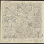 Topographische Karte 1:25.000 (7421) Metzingen  [ca. 1940, Meßtischblatt]