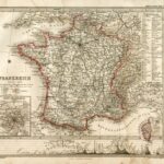 Frankreich in 4 Blättern, Blatt 2 (Champagne, Lothringen) - Stielers Weltatlas von 1891