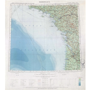 Carte internationale du monde [L30] - Bordeaux (1946) 1:1.000.000 [IGN]