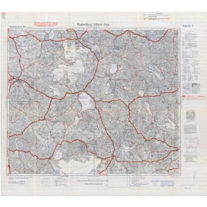 Einheitsblatt 30a - Rasteburg - Loetzen - Arys (1933)