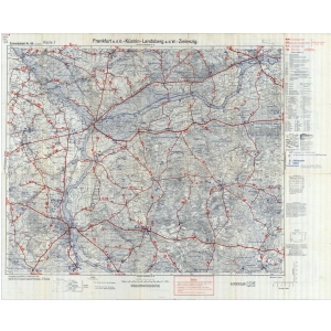 Einheitsblatt 66 - Frankfurt an der Oder - Küstrin - Landsberg an der Warthe - Zielenzig (1933)