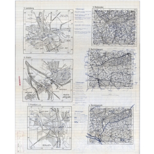 Einheitsblatt 66 - Frankfurt an der Oder - Küstrin - Landsberg an der Warthe - Zielenzig (1933)