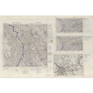 Einheitsblatt 82a - Geldern - Kaldenkirchen / Krefeld - Essen (1938)