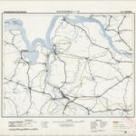 Eisenbahnkarte Deutschlands - Blatt 12 - Bremen (1944) 1:300.000 [Nur für den Dienstgebrauch bestimmt]