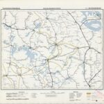 Eisenbahnkarte Deutschlands - Blatt 14 - Neubrandenburg (1944) 1:300.000 [Nur für den Dienstgebrauch bestimmt]