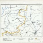 Eisenbahnkarte Deutschlands - Blatt 19 - Münster in Westfalen (1944) 1:300.000 [Nur für den Dienstgebrauch bestimmt]