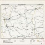 Eisenbahnkarte Deutschlands - Blatt 23 - Frankfurt / Oder (1944) 1:300.000 [Nur für den Dienstgebrauch bestimmt]