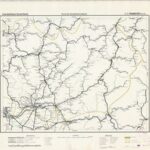 Eisenbahnkarte Deutschlands - Blatt 36 - Frankfurt am Main (1939) 1:300.000 [Nur für den Dienstgebrauch bestimmt]