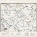 Eisenbahnkarte Deutschlands - Blatt 39 - Zittau (1944) 1:300.000 [Nur für den Dienstgebrauch bestimmt]