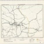 Eisenbahnkarte Deutschlands - Blatt 41 - Beuthen Oberschlesien (1944) 1:300.000 [Nur für den Dienstgebrauch bestimmt]