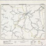 Eisenbahnkarte Deutschlands - Blatt 46 - Zwiesel (1944) 1:300.000 [Nur für den Dienstgebrauch bestimmt]