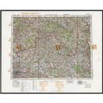 Übersichtskarte von Mitteleuropa 1:300.000 [O51] - Prag (1945) Ausgabe 1