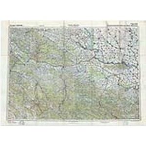 Übersichtskarte von Mitteleuropa 1:300.000 [P45/P46/Q45/Q46] - Banja Luka, Srem. Mitrovica, Bjelovar, Petrovaradin (1945) (Zusammensdruck)Ausgabe 1