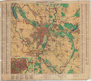 Gauhauptstadt Posen (1:20.000 / 1943)