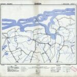 Eisenbahnkarte Deutschlands - Blatt 11 - Emden (1944) 1:300.000 [Britische Kriegsversion]