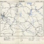 Eisenbahnkarte Deutschlands - Blatt 13 - Hamburg (1944) 1:300.000 [Britische Kriegsversion]