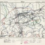 Eisenbahnkarte Deutschlands - Blatt 27 - Köln (1945) 1:300.000 [Britische Kriegsversion]