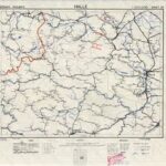 Eisenbahnkarte Deutschlands - Blatt 29 - Halle / Saale (1945) 1:300.000 [Britische Kriegsversion]