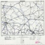 Eisenbahnkarte Deutschlands - Blatt 30 - Dresden (1945) 1:300.000 [Britische Kriegsversion]